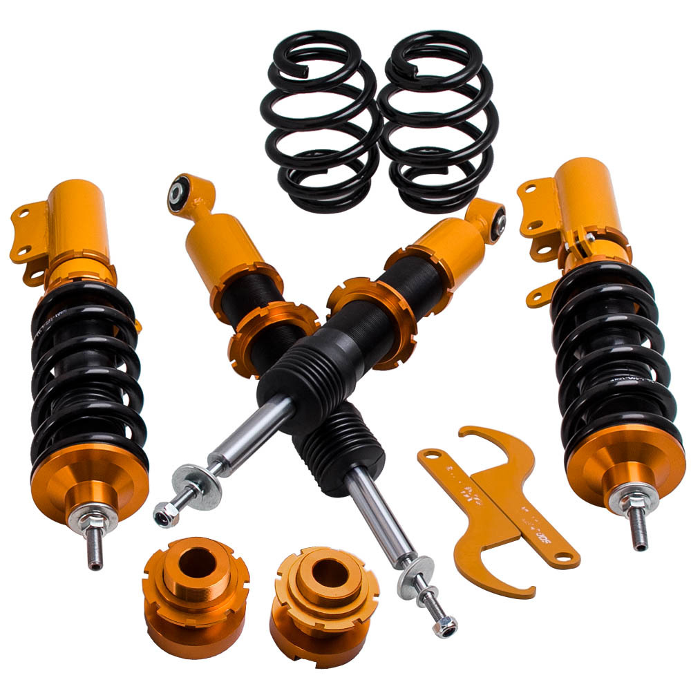 Compatible for Honda 1st Gen 2007-2008 Height Adjustable Coilover Suspension Lowering Kit