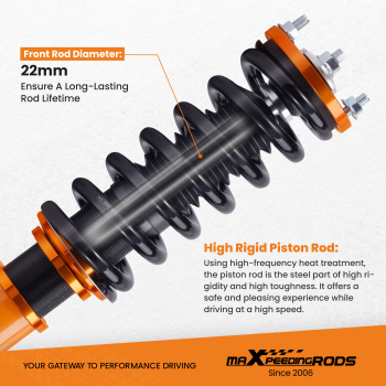 2000 - 2009 compatible for Honda S2000 S2K AP1 AP2 Adjustable Height Coilovers Shock Absorber Struts