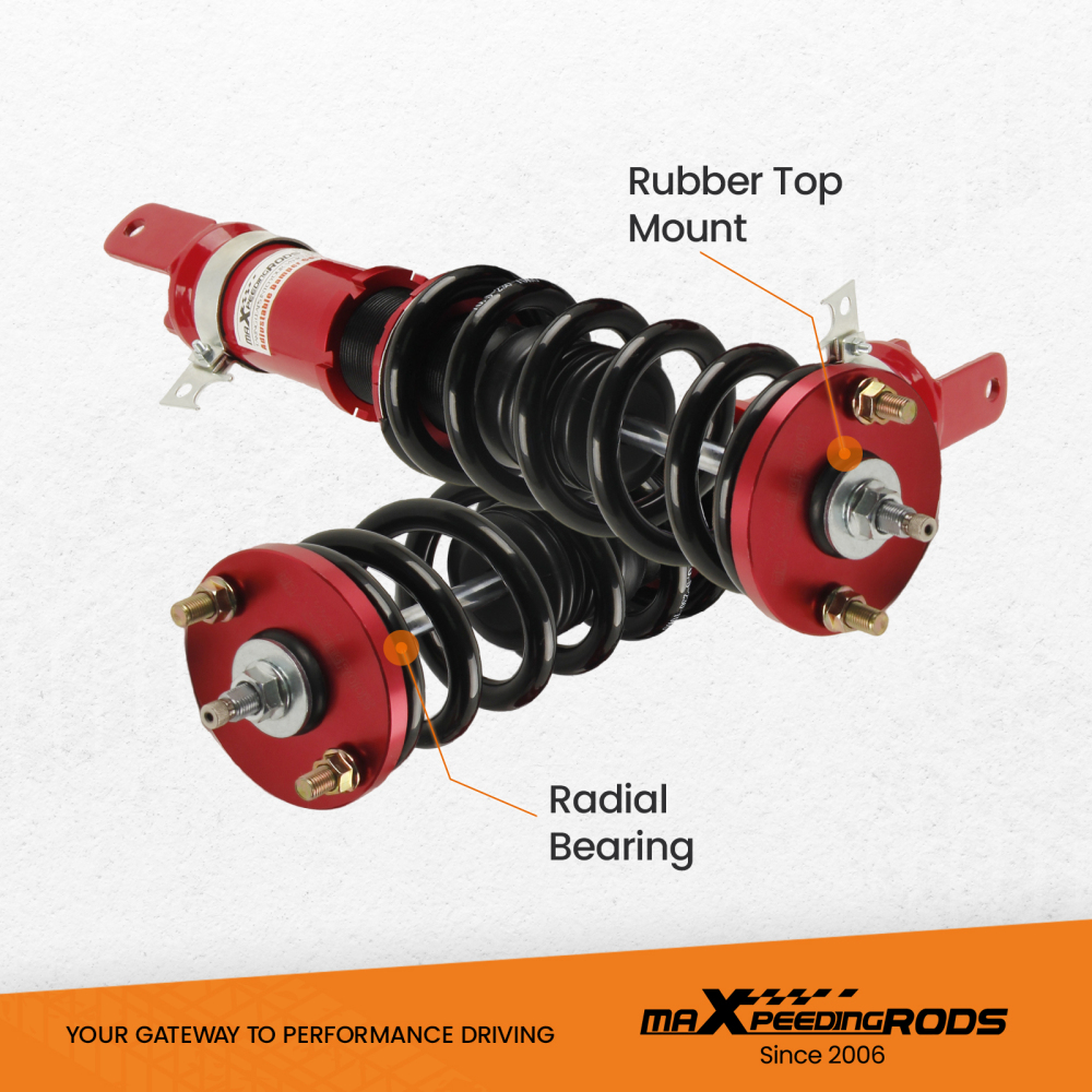Compatible for Honda S2000 AP1 AP2 2000-2009 24 Ways Damper Adjustable Shocks Coilovers