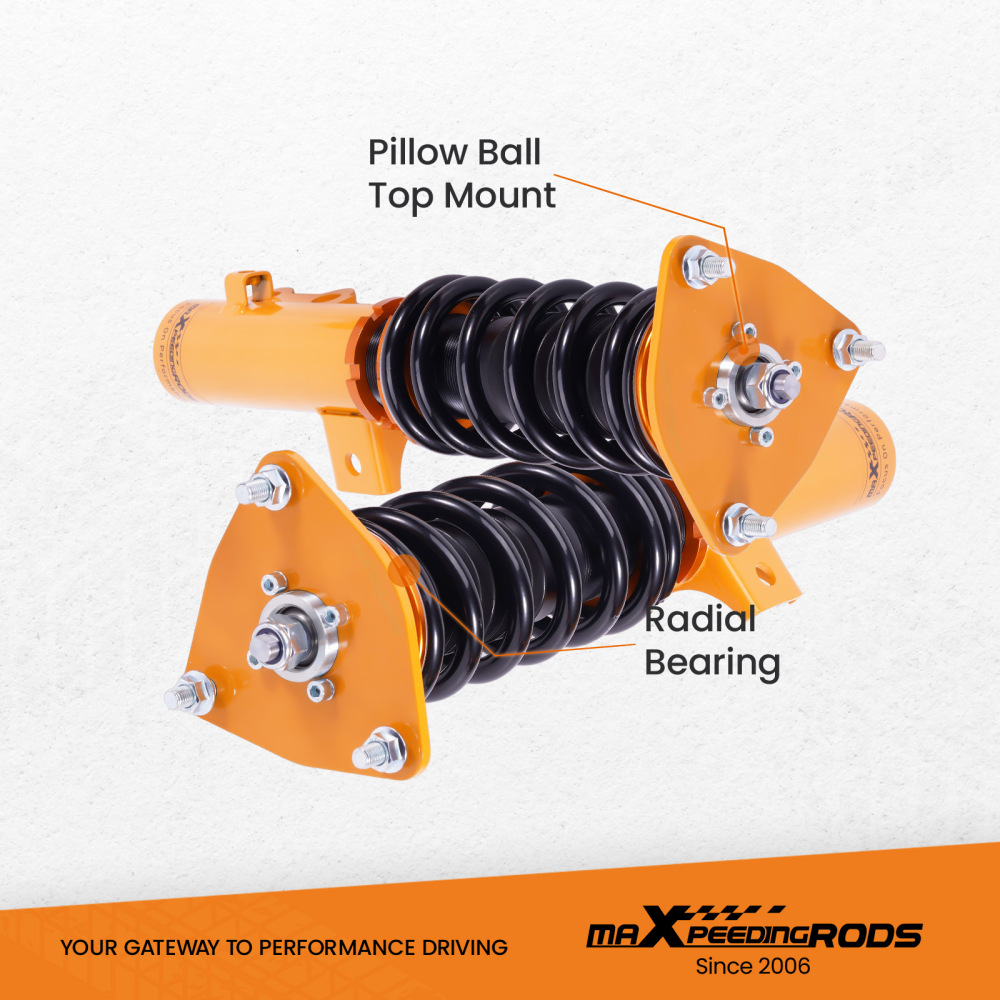 Coilover Suspension Spring Shock Structs KitsCompatible compatible for HYUNDAI SONATA 2.0L L4 Turbocharged 2012-2014 lowering kit