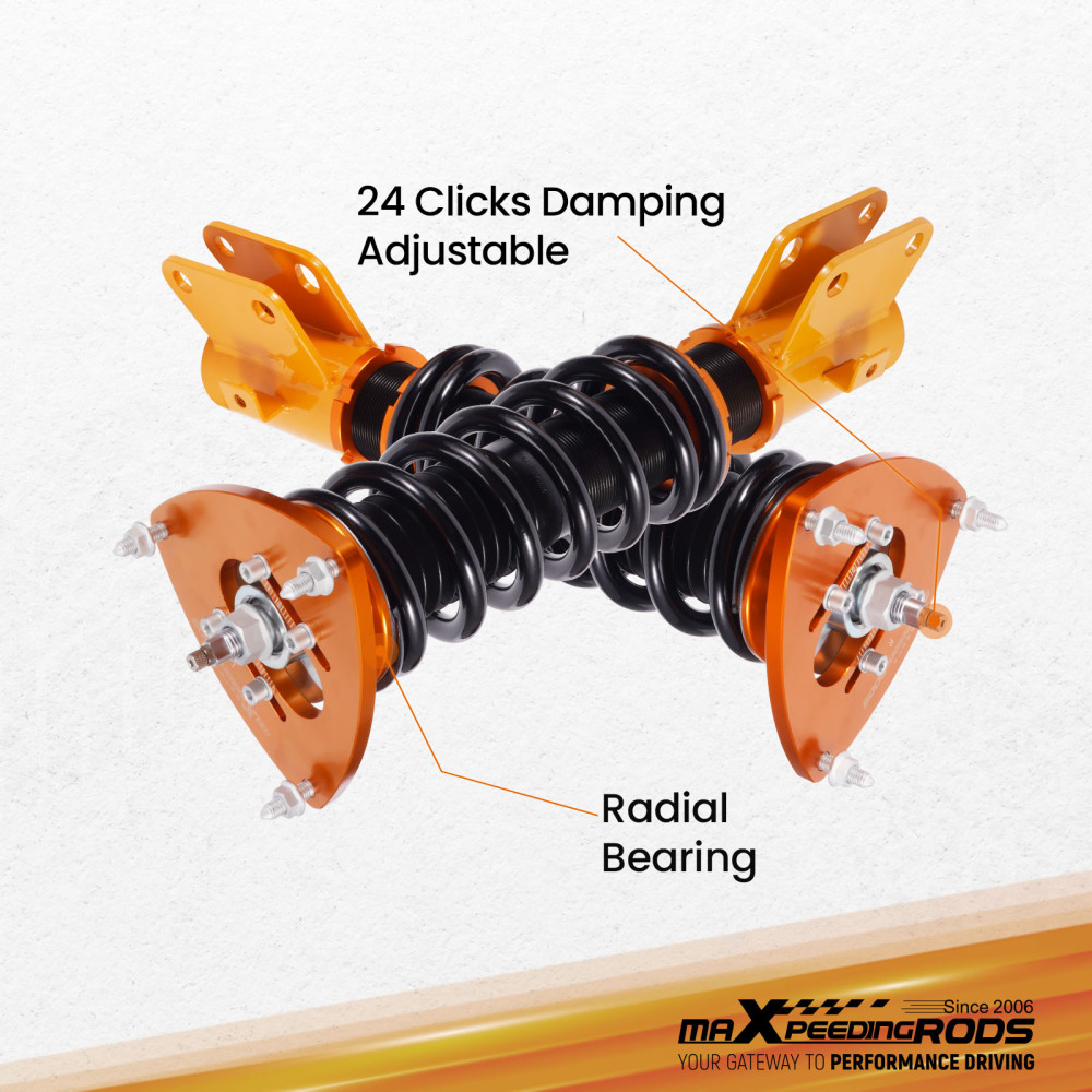 Coilover Strut Suspension Kit compatible for Subaru Impreza WRX G3 GE GV GR 2.5 WRX