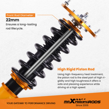 Compatible for Subaru Impreza 2008-2013 24 Adjustable Damper Coilover Struts Shock Suspension Kit Lowering Kit