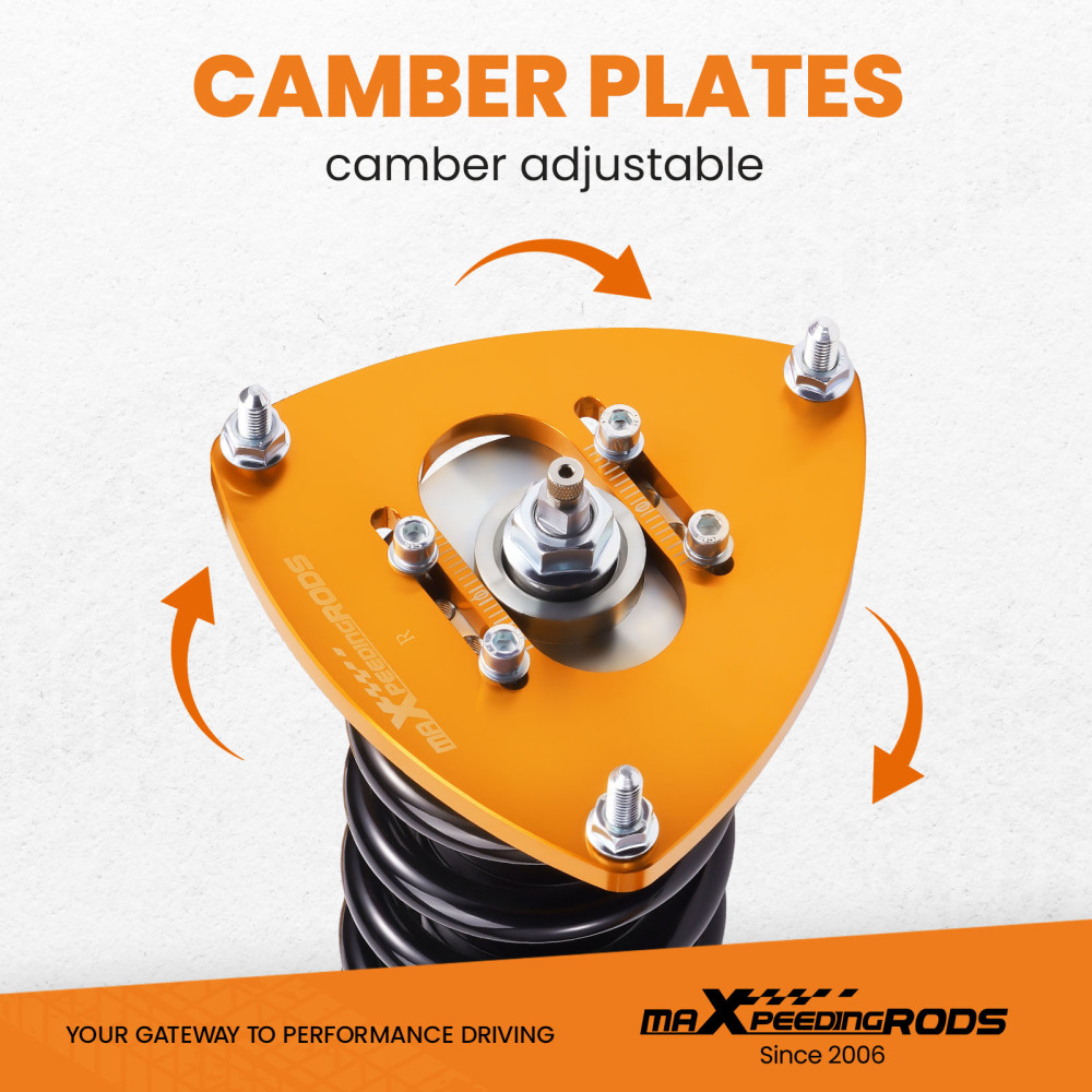 Coilover Struts Shock Suspension Kit compatible for Subaru Impreza 2008-2011 Adj. Damper Lowering Kit