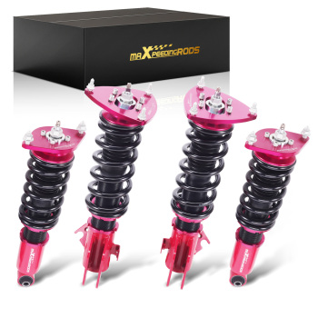 24 Way Damper Coilover Struts Shock Absorber Suspension compatible for Subaru Impreza 08-14