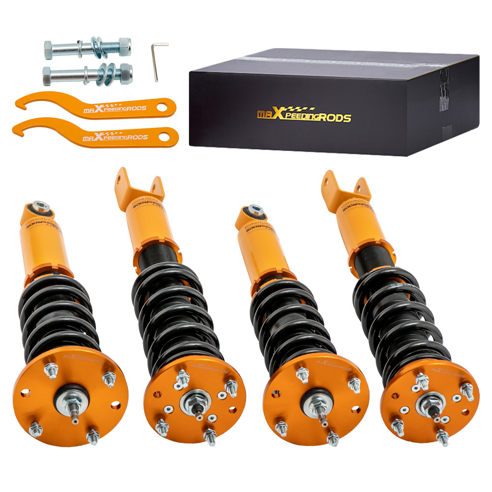 Full Coilovers Suspension Set Kit compatible for Jaguar XF 2009-2015 Adj Damper Shocks lowering kit
