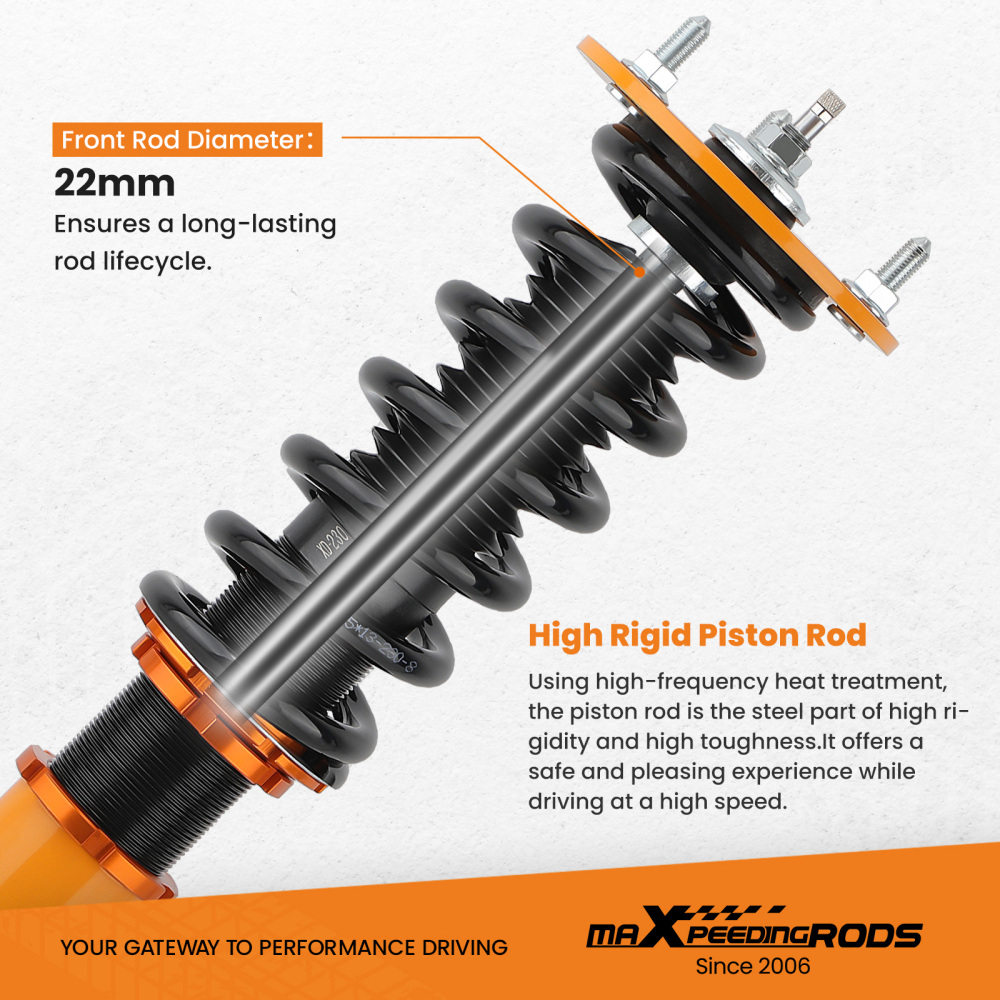 Racing Coilovers Shock Kits compatible for Lexus LS400 XF10 90 91 92 93 94 Adj. Damper lowering kit