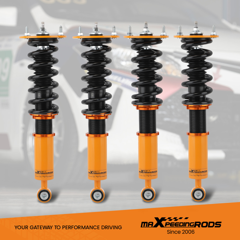 Racing Coilovers Shock Kits compatible for Lexus LS400 XF10 90 91 92 93 94 Adj. Damper lowering kit