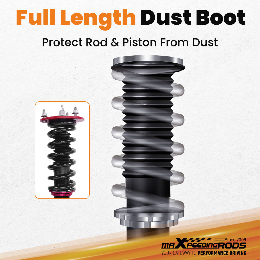 MaXpeedingrods Coilovers Lowering Suspension Kit compatible for Lexus LS400 UCF10 90-94