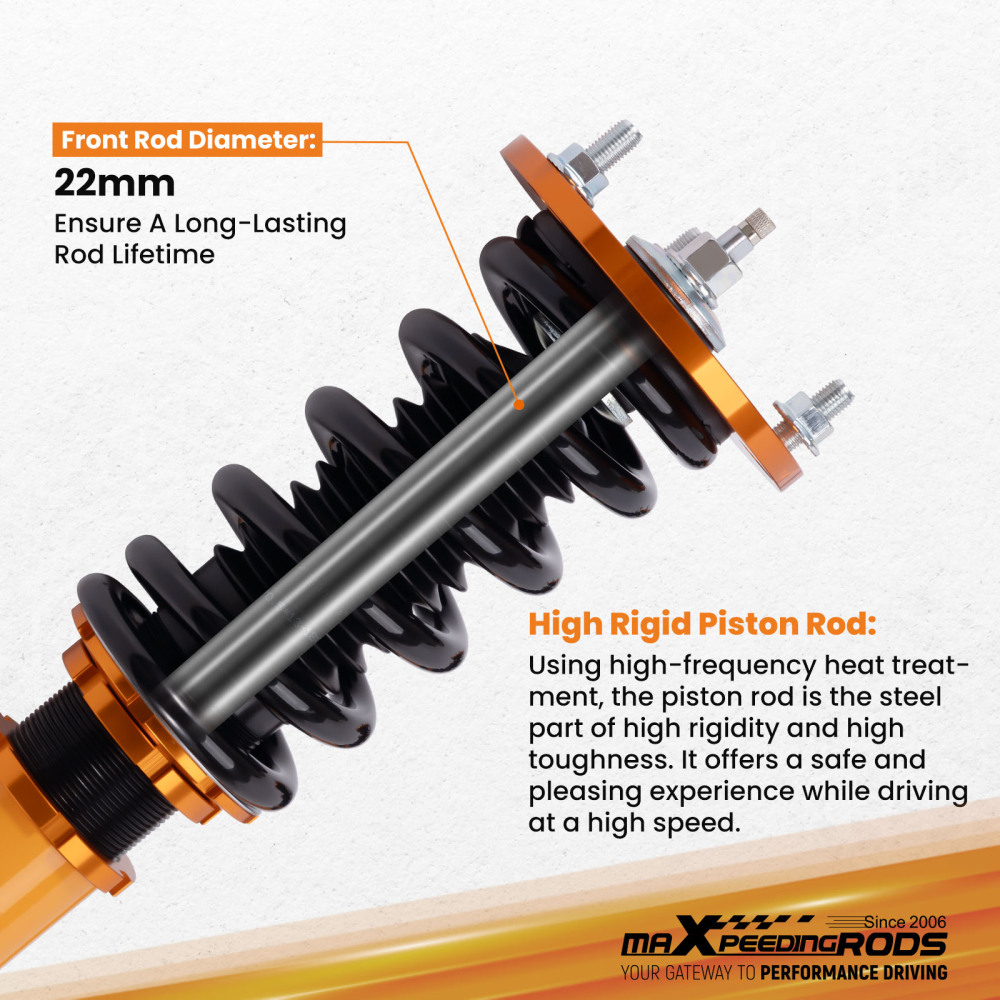 Compatible for Lexus LS 430 LS430 UCF30 XF30 2001-2006 Tuning Coilovers Shock Spring Kit Lowering Kit