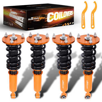 Maxpeedingrods Coilovers Coils Kit Set New compatible for Lexus LS430 2001-2006 Adj. Height