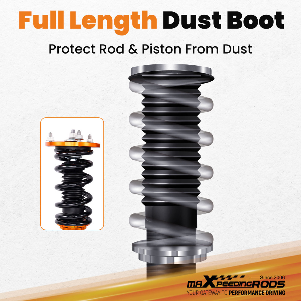Maxpeedingrods Coilovers Coils Kit Set New compatible for Lexus LS430 2001-2006 Adj. Height