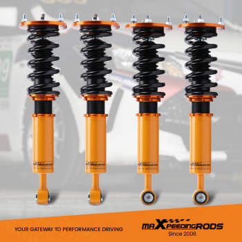  Compatible for Lexus LS 430 LS430 UCF30 XF30 2001-2006 Complete Coilovers Shock Spring Kit Lowering Kit