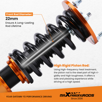 Racing Coilover KitsCompatible compatible for TOYOTA CELSIOR 2000.08-2006.05 JPN UCF30 Adj. Height Shocks lowering kit