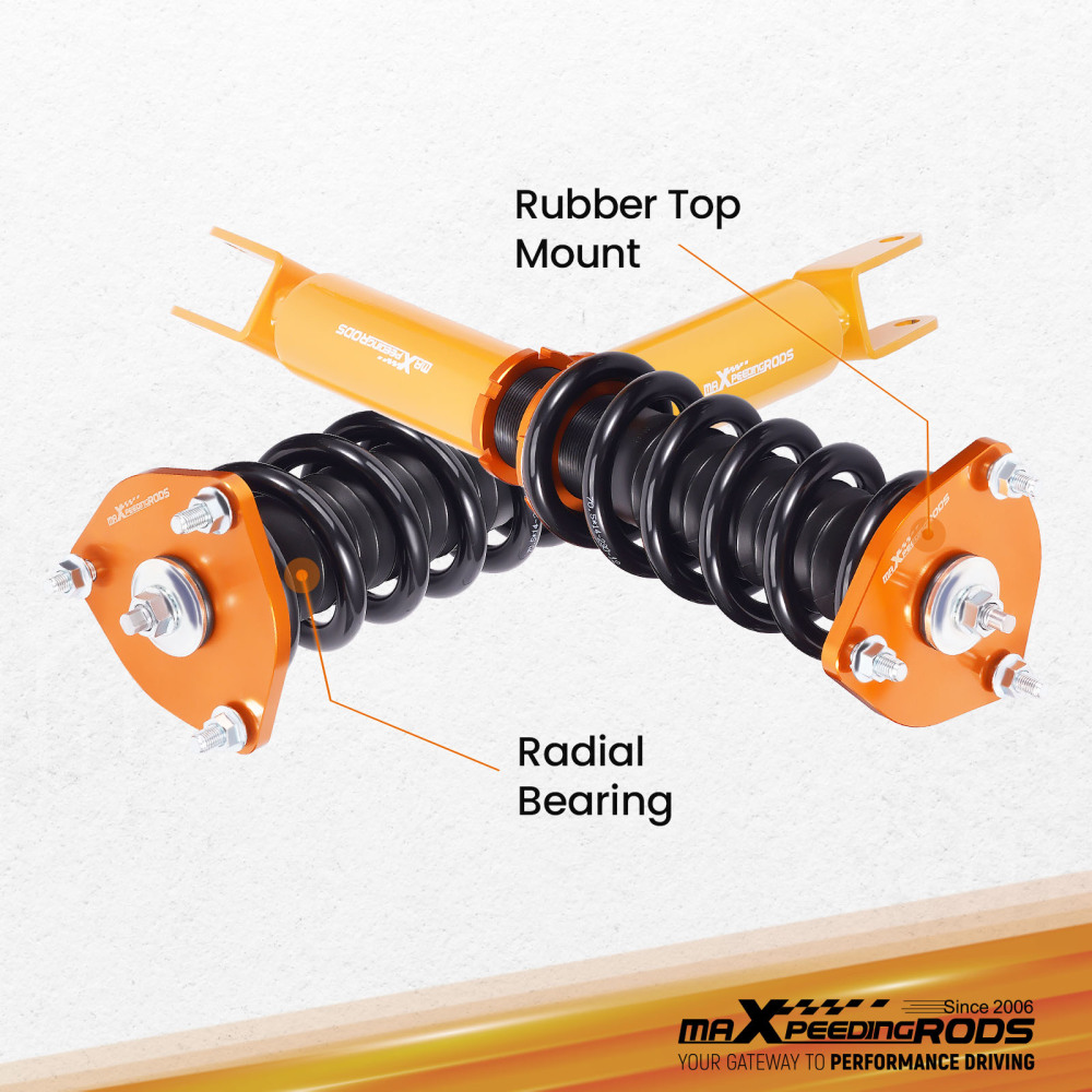 2007 - 2016 compatible for Lexus LS460 RWD USF40 Adjustable Height Shock Absorber Coilovers Lowering kit