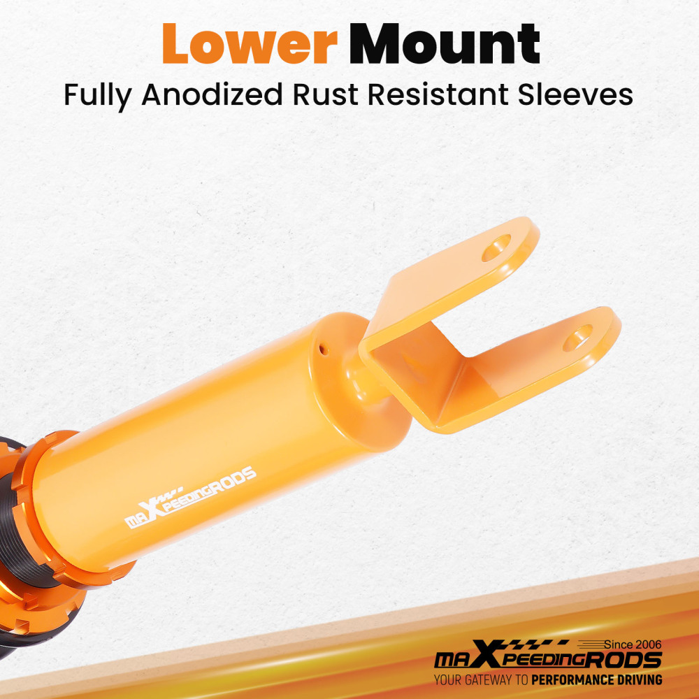 2007 - 2016 compatible for Lexus LS460 RWD USF40 Adjustable Height Shock Absorber Coilovers Lowering kit