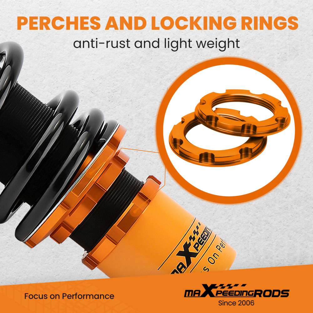 2Pcs Rear Coilovers Struts Lowering Kit compatible for Mitsubishi Lancer 2002-2006