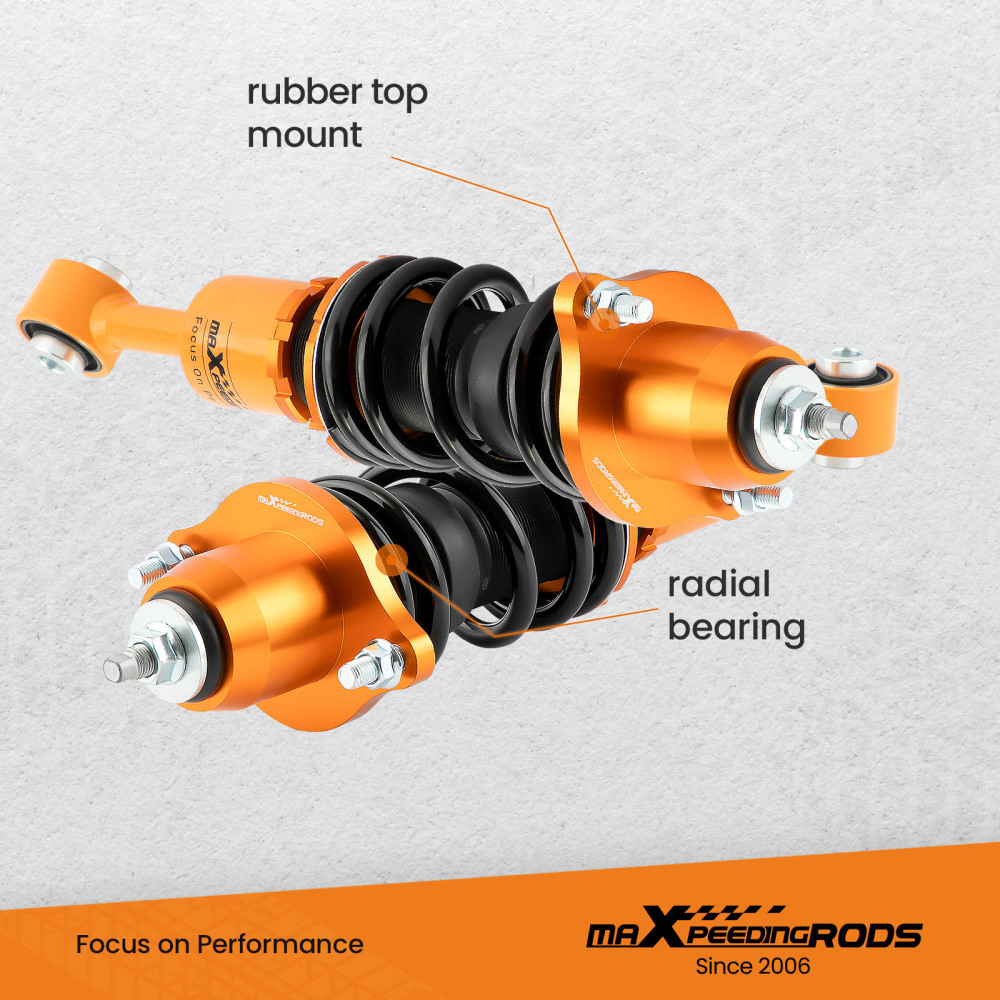2Pcs Rear Coilovers Struts Lowering Kit compatible for Mitsubishi Lancer 2002-2006
