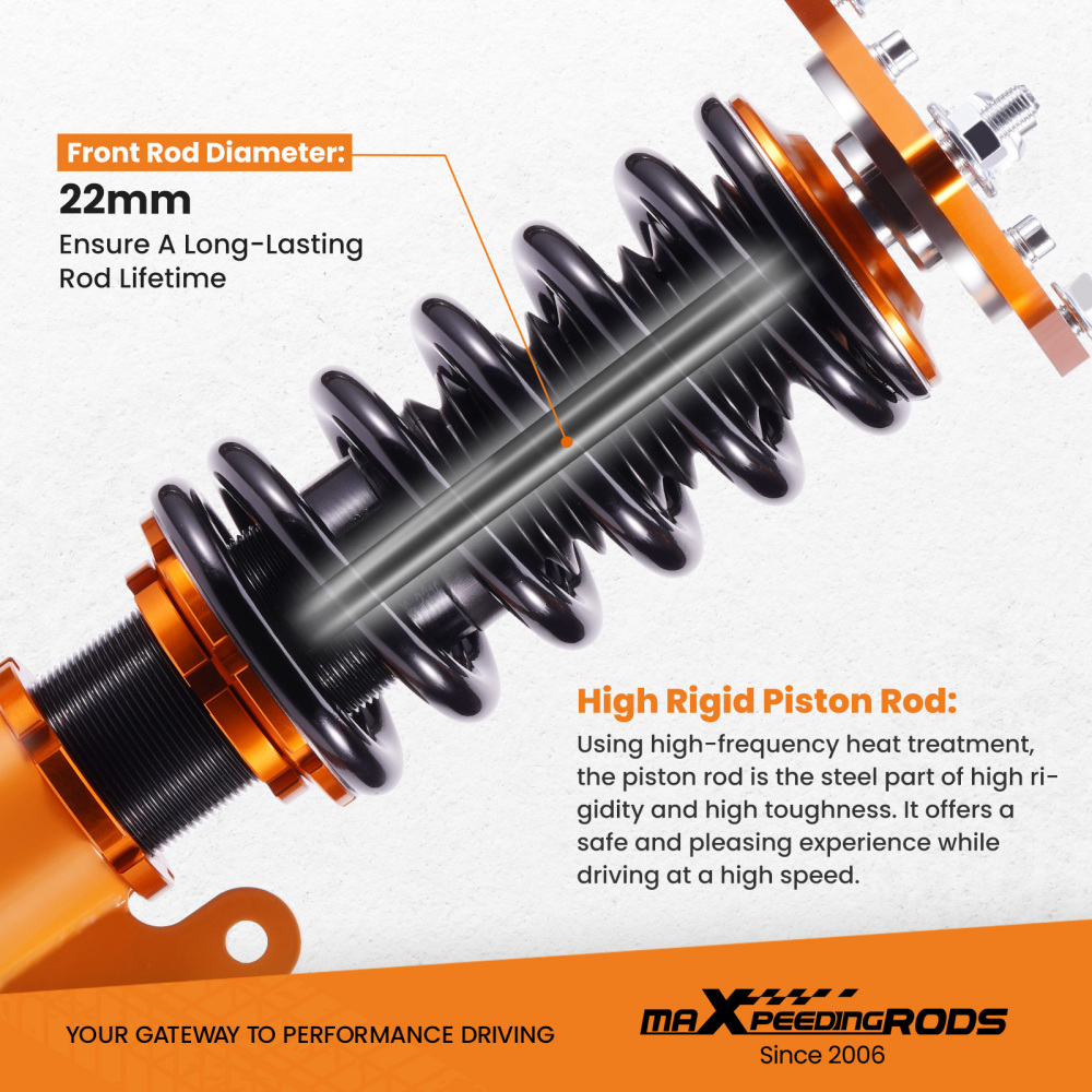 Coilover Lowering Kit Compatible for Mitsubishi Outlander Sport(GA) 2011-2020 2.0L Adj Height (Set of 4)