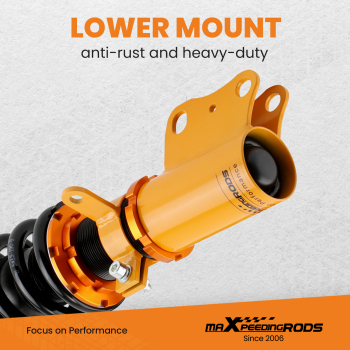 Compatible for Mitsubishi Lancer ES Sedan 4-Door 2008-2016 2.0L Adj Height (Set of 4) Coilover Lowering Kit