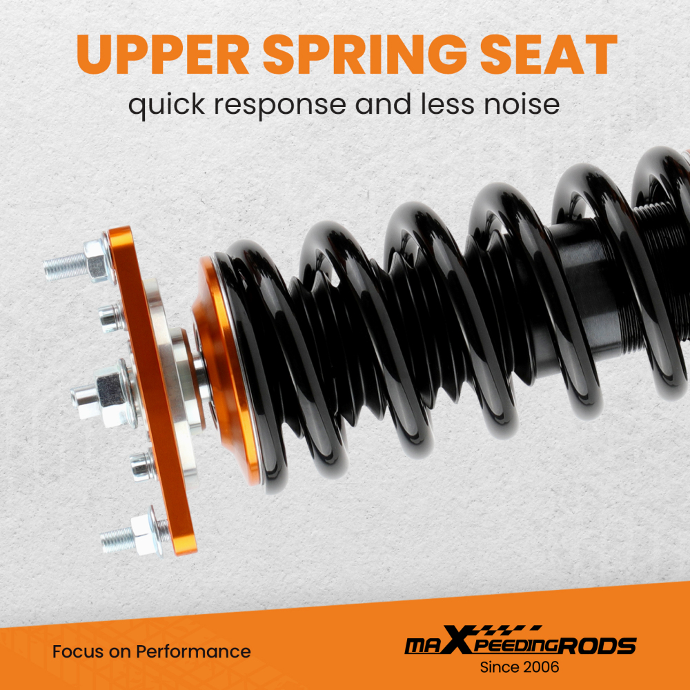 Compatible for Mitsubishi Lancer ES Sedan 4-Door 2008-2016 2.0L Adj Height (Set of 4) Coilover Lowering Kit