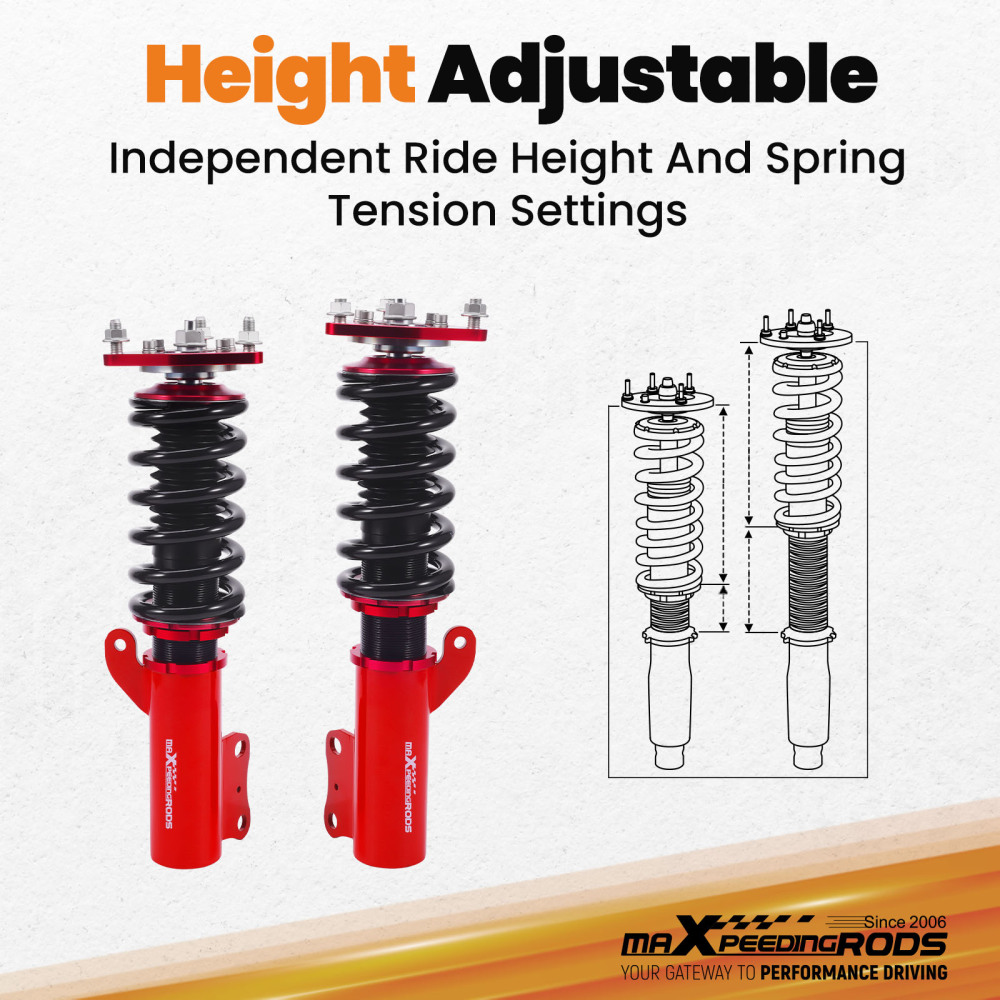 Coilovers Spring Shocks Lowering Kit compatible for Mitsubishi Lancer 2008-2016