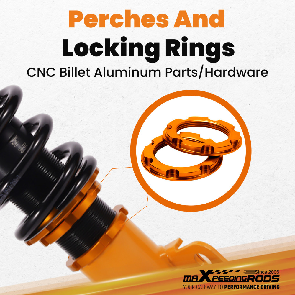 Kit Suspension Combine Fileté Compatible pour Subaru Legacy B4 2003-2009 BLE BL5 TOURING