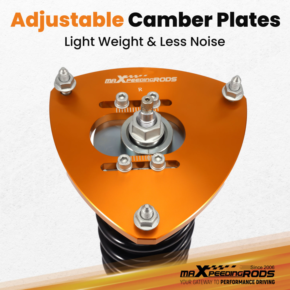 Coilover Lowering Kit 24 Way Damper ADJUSTABLE compatible for Subaru Legacy 2005-2009