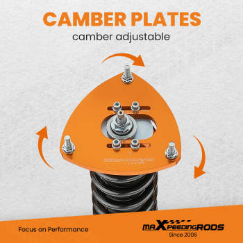 Compatible for Subaru Legacy 2005-2009 BL BP Adjustable Damper Shocks Suspension Coilover Kits  Lowering Kit