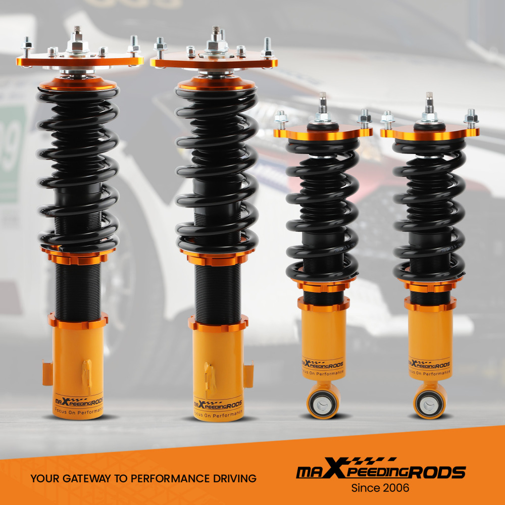 24 Way Adjustable Damper Coilover compatible for Subaru Liberty BE Sedan 2000-2004 Absorber