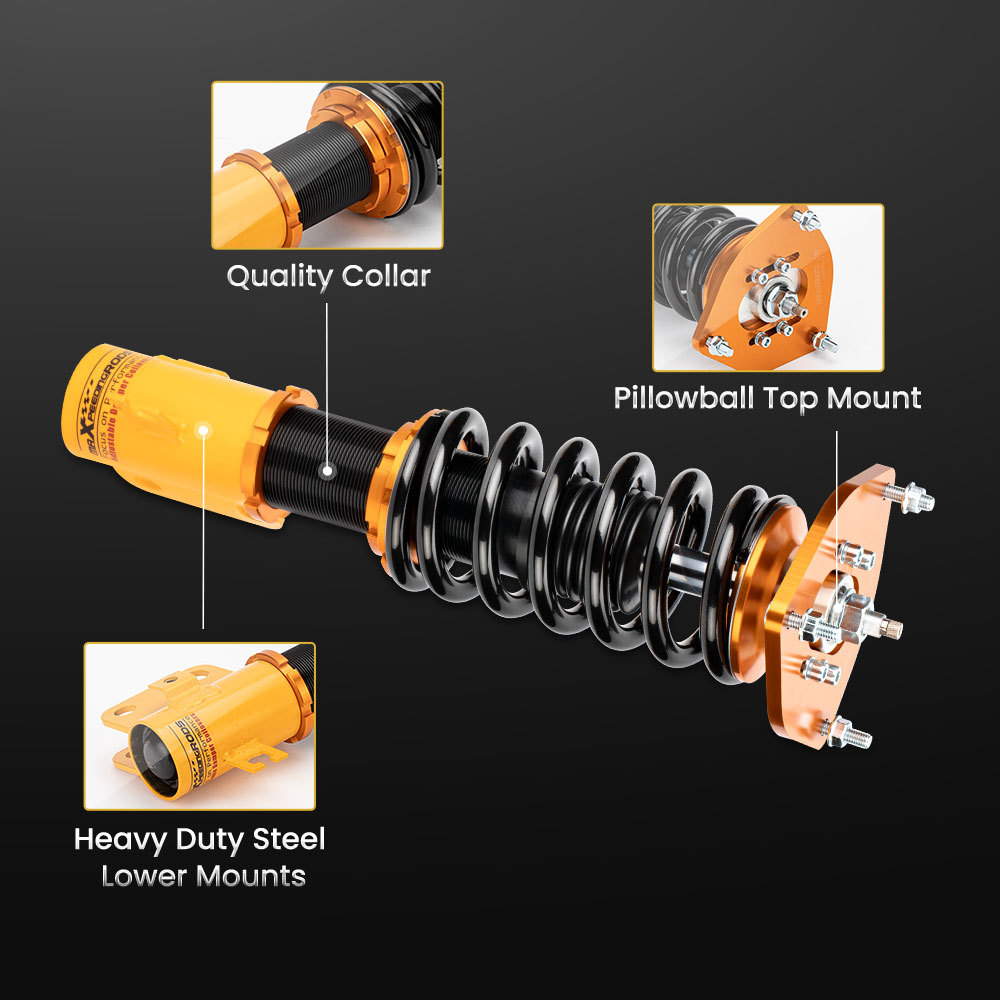 24 Way Adjustable Damper Coilover compatible for Subaru Liberty BE Sedan 2000-2004 Absorber