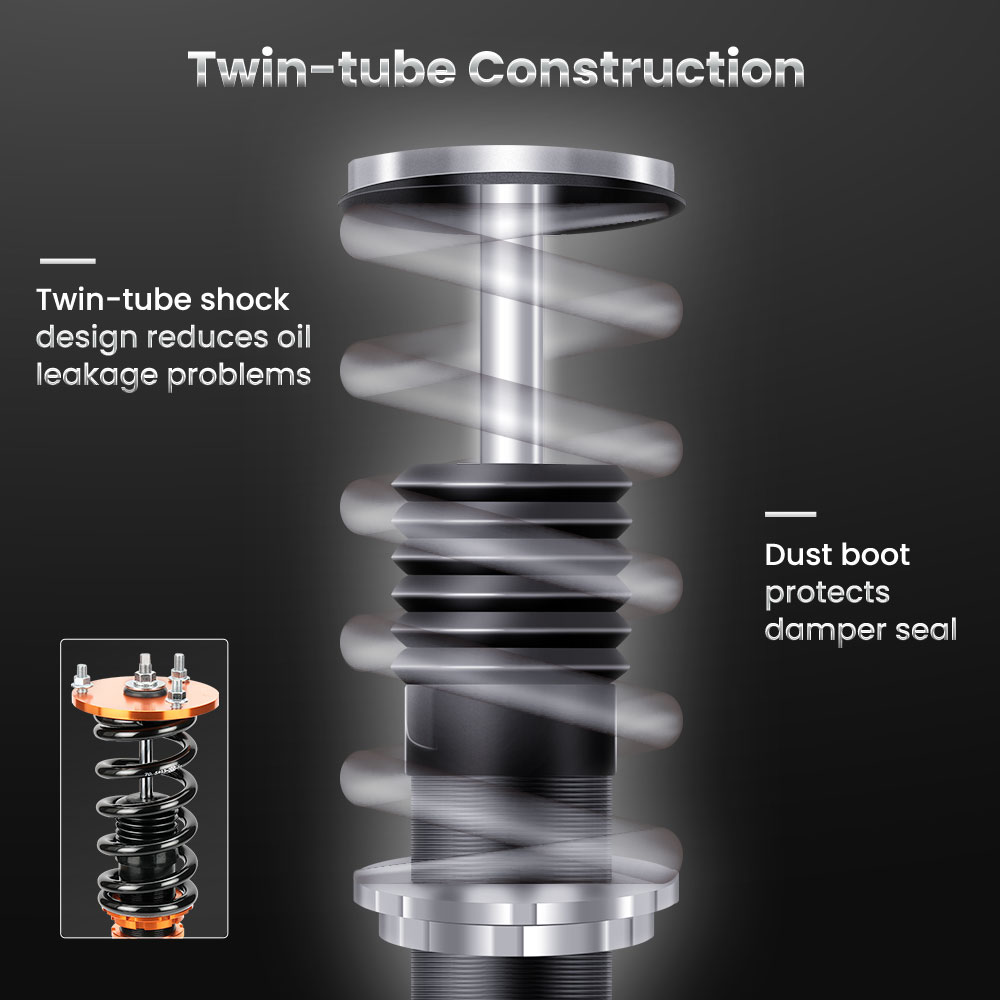 MSR Coilover Suspension Kits For 93-98 compatible for Toyota Supra
