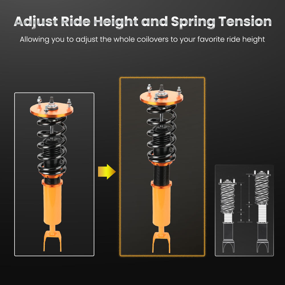 1993 - 1998 compatible for Toyota Supra compatible for Lexus SC300 SC400 1991 - 2000 Suspension Kit Coilovers Lowering Kit