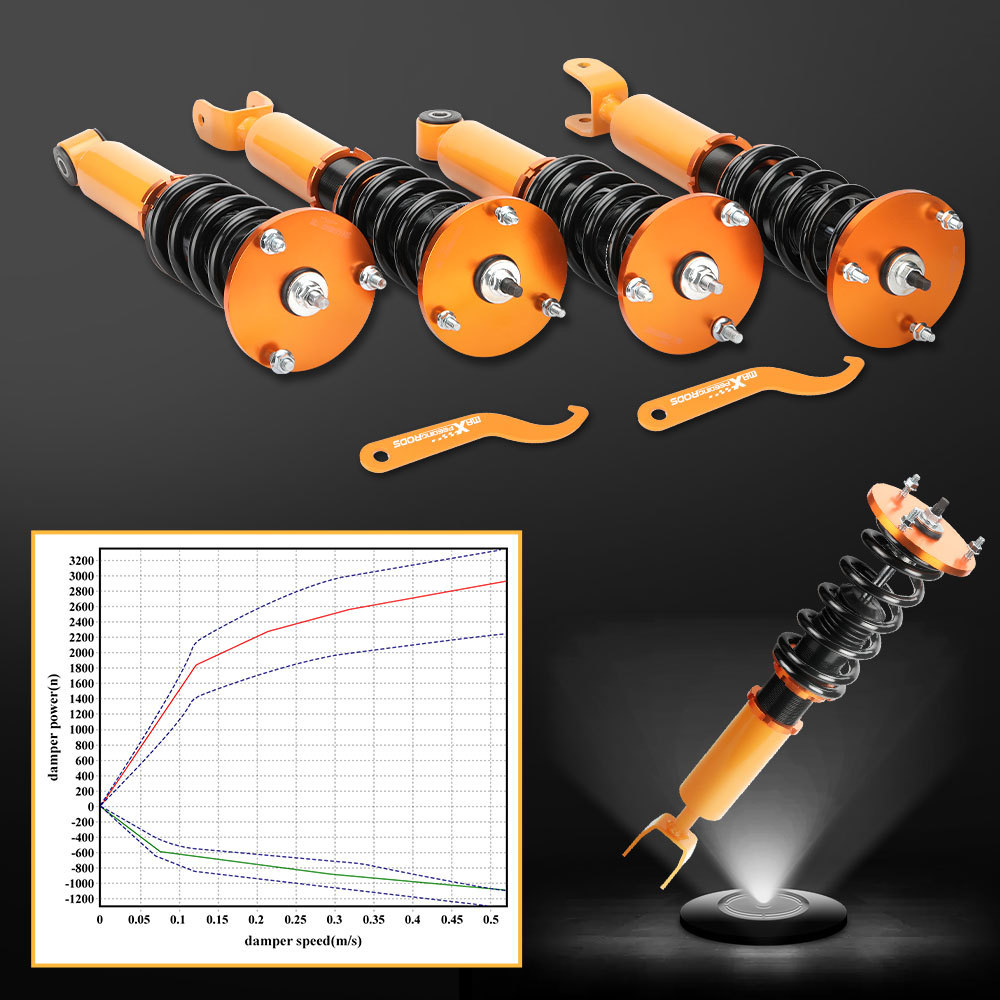 1993 - 1998 compatible for Toyota Supra compatible for Lexus SC300 SC400 1991 - 2000 Suspension Kit Coilovers Lowering Kit