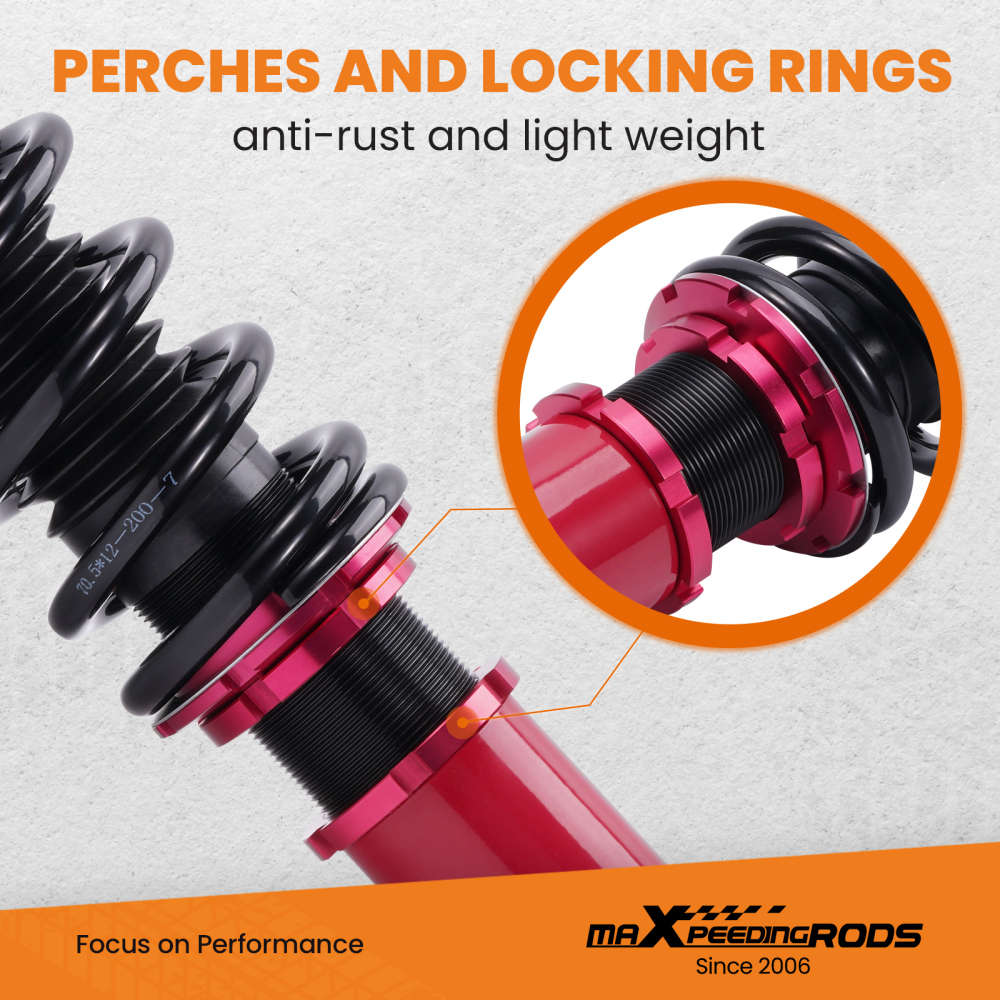 Front Adj. Damper Coilover Suspension Kit compatible for Lexus SC300 SC400 92-00 Coilovers