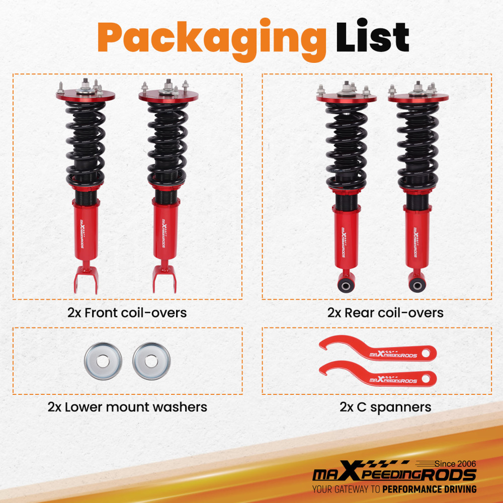 Coilover compatible for Toyota Supra A80 93-98 compatible for Lexus sc300 sc400 Adjustable Height Shocks Lowering Kit