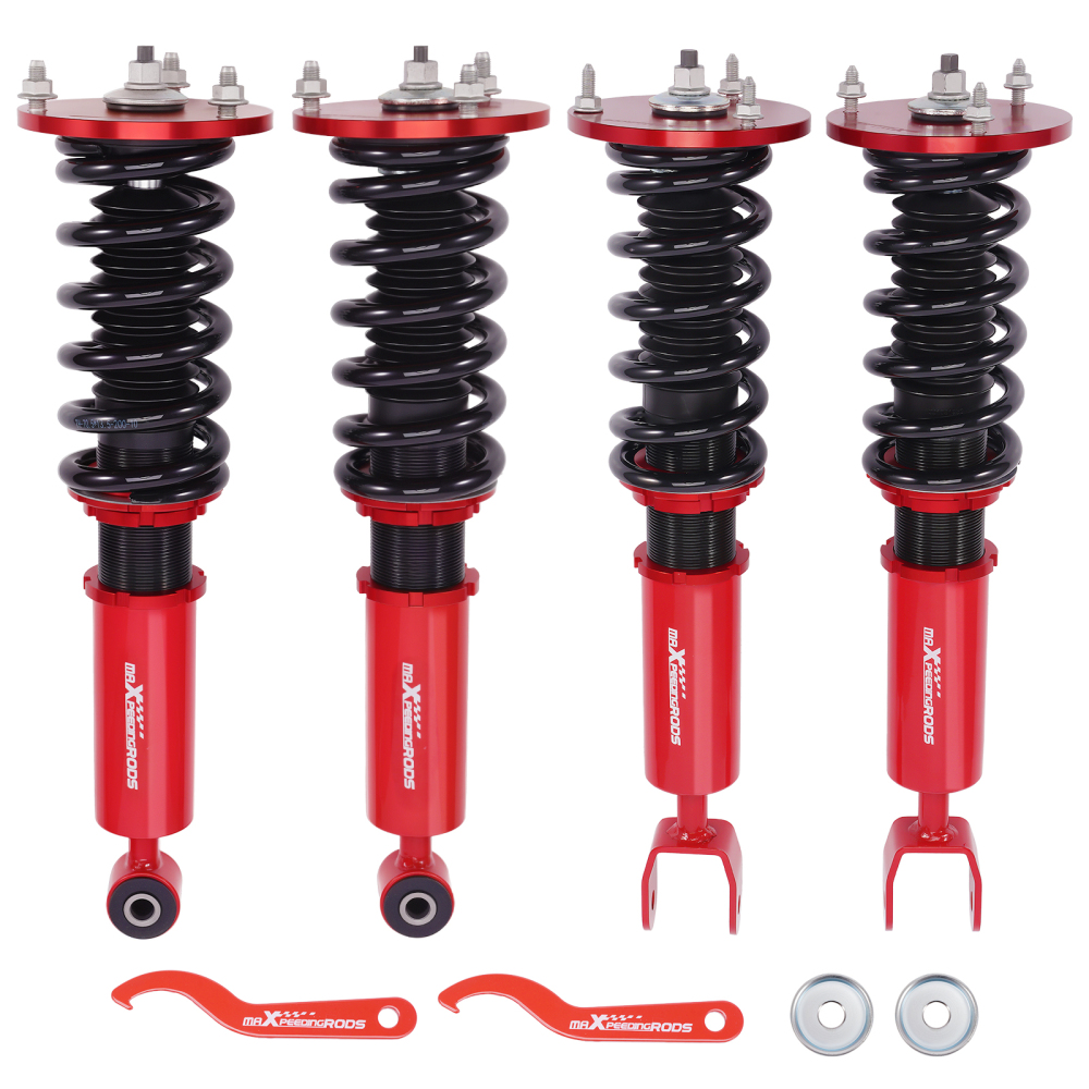 4x Coilovers Absorber Adjustable compatibile per Toyota Supra 2-Door 3.0L 2997CC l6 GAS DOHC Lowering Kit