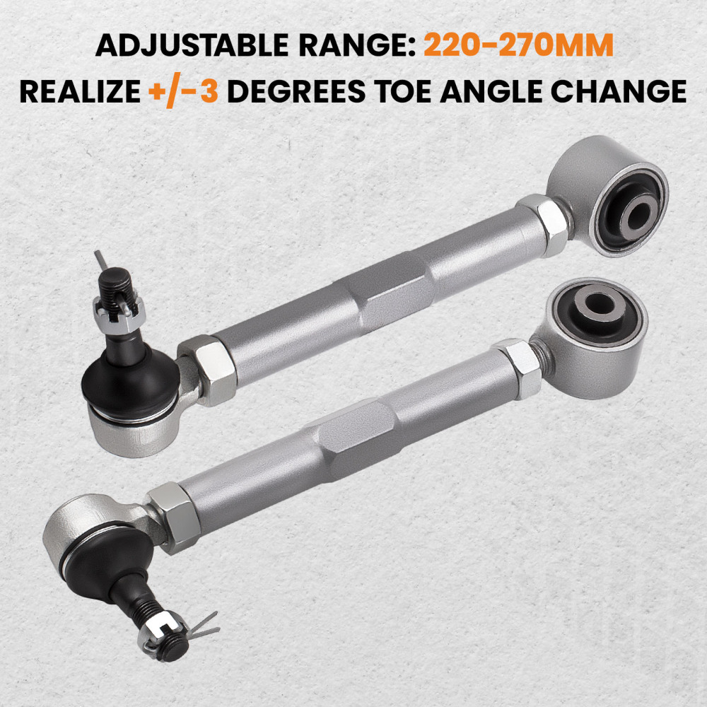 24 Way Damper CoiloversRear Toe Arm Kit compatible for Lexus GS300 GS400 GS430 98-05