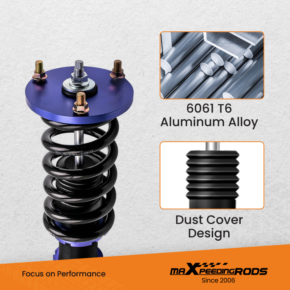 2006 - 2013 compatible for Lexus IS350 IS250 GS350 GS430 2007 RWD Racing Coilover Coil Strut Shocks Lowering Kit