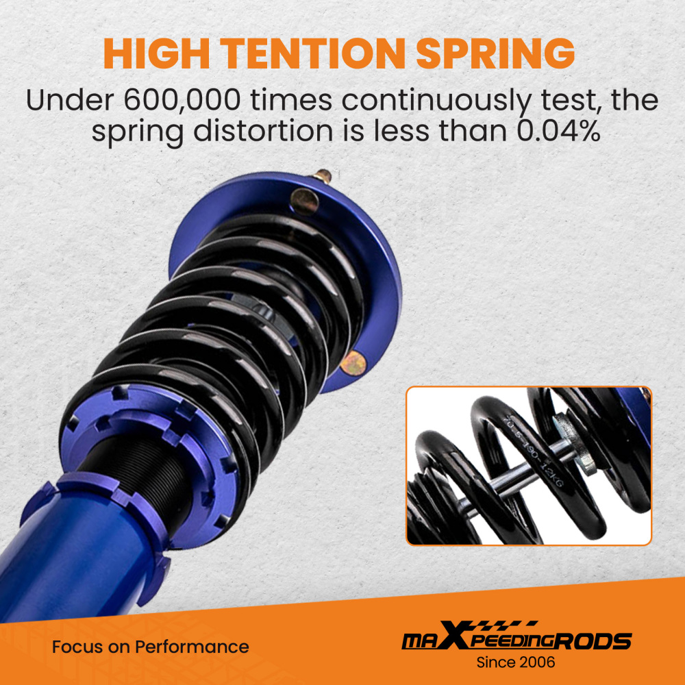 2006 - 2013 compatible for Lexus IS350 IS250 GS350 GS430 2007 RWD Racing Coilover Coil Strut Shocks Lowering Kit