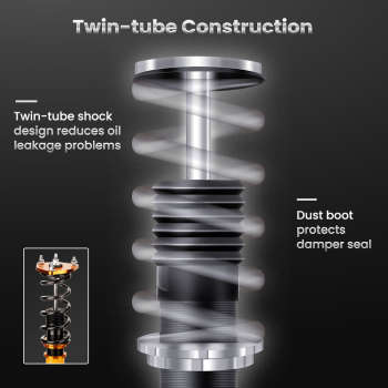 Compatible for Lexus LS460 RWD USF40 Adjustable Height Shocks Complete Lowering kit Coilovers 2007 - 2016