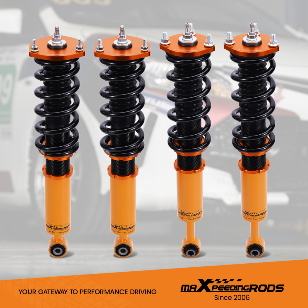 Compatible for LEXUS IS 200 1999.4 - 2005.7 GXE10 24 Ways Adj. DamperForce Shock Absorber Coilovers Lowering Kit