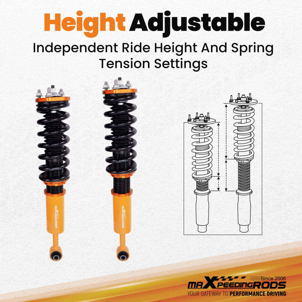 Coilover Lowering Kit compatible for Lexus IS300 JCE10L 2000-2005 IS 200 GXE10 1999-2005