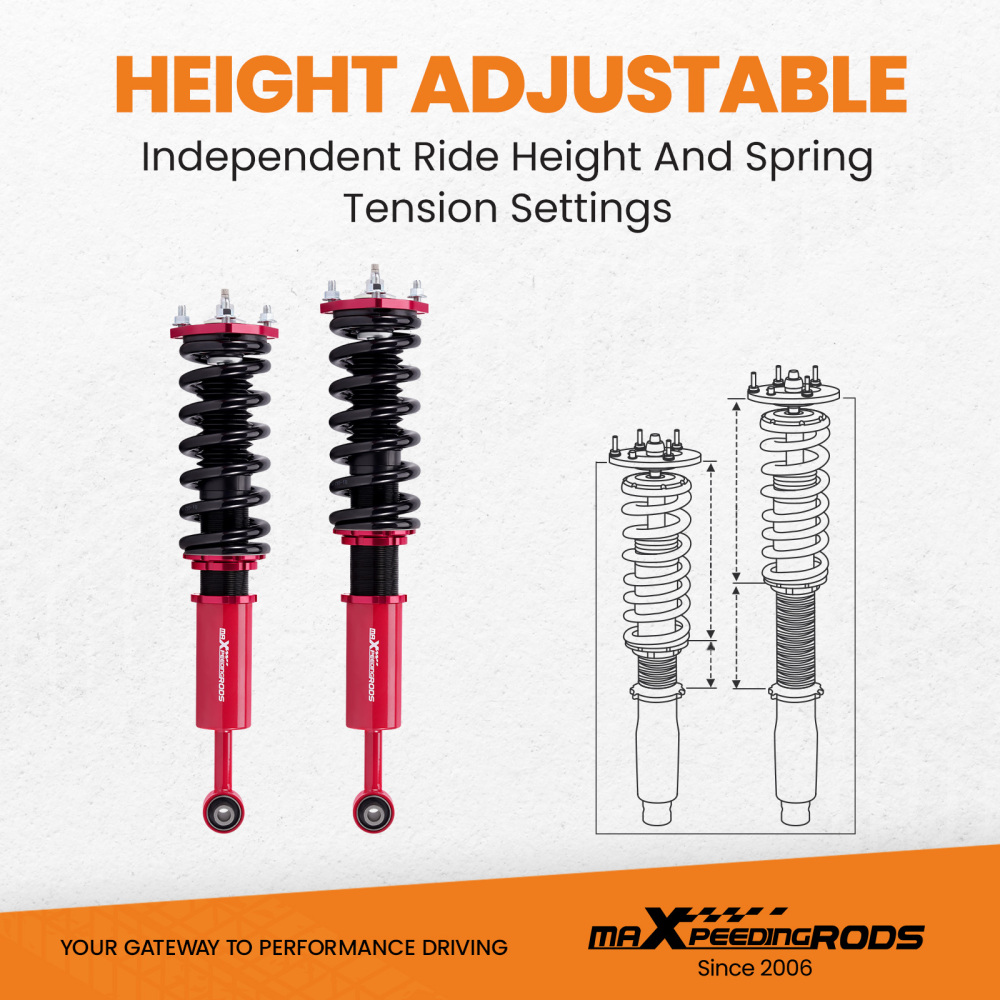 Compatible for LEXUS IS 300 IS 200 2001 - 2005 Shock Absorbers Kits 24 Ways Damper Coilovers  lowering kit