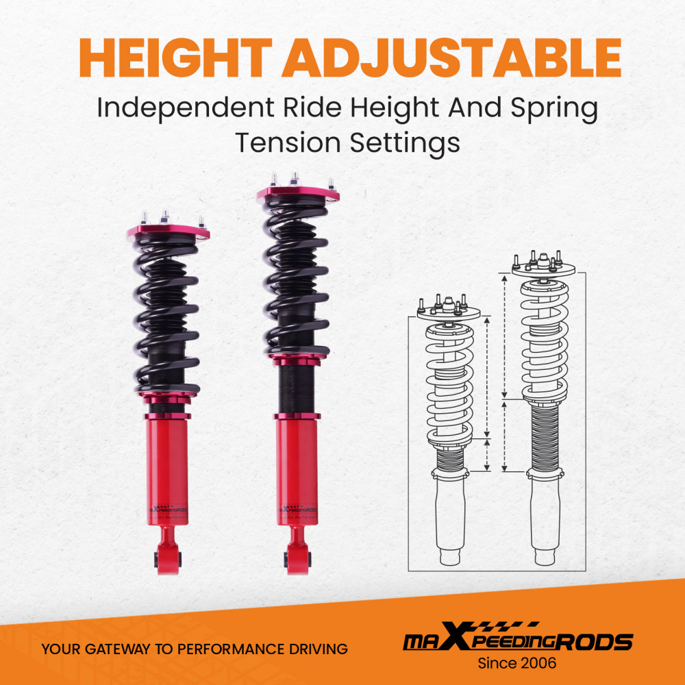 Coilovers compatible for Lexus IS300 2001-2005 compatible for Toyota ALTEZZA RS 200 Type-rs Racing lowering kit