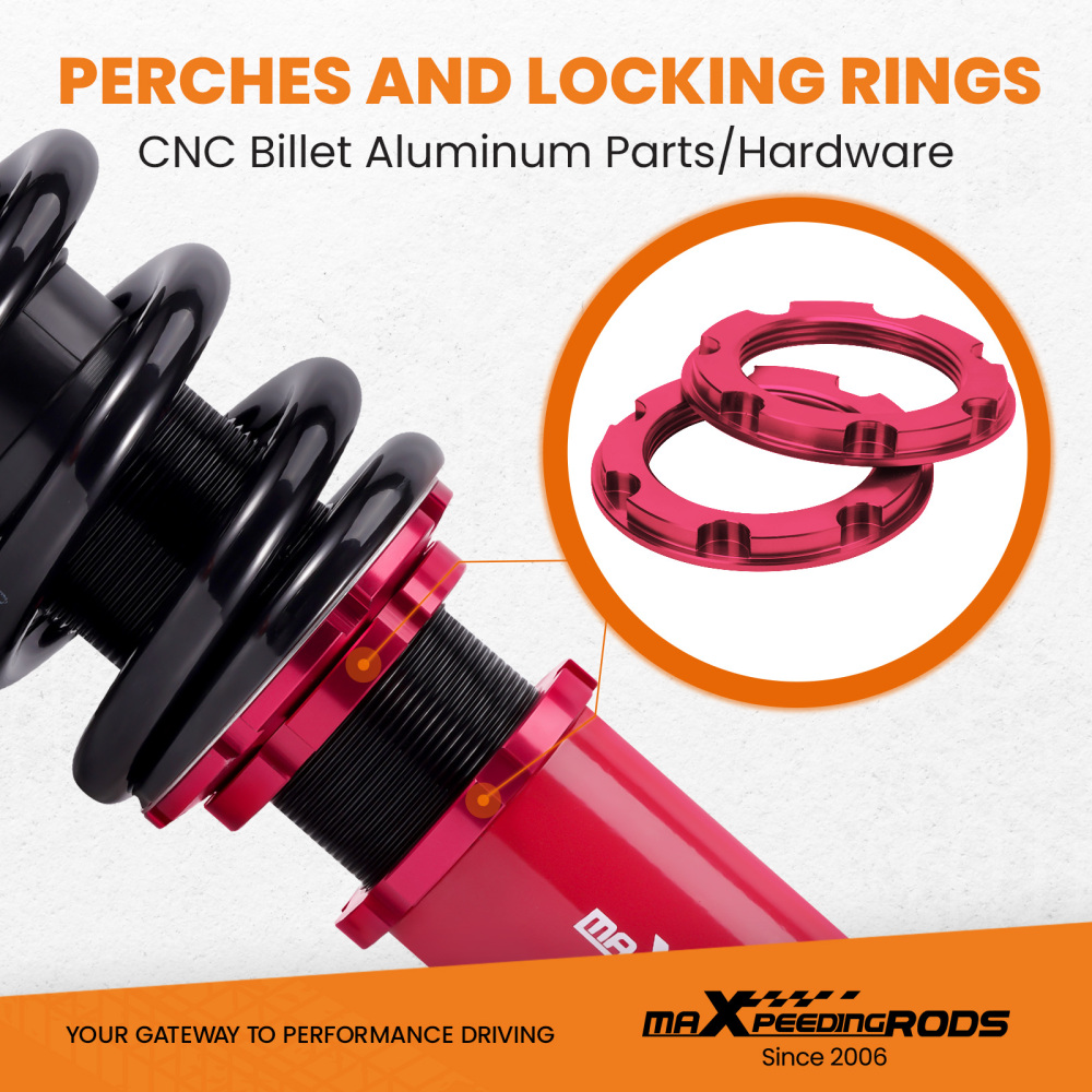 Kit ammortizzatori per auto Anteriore e Posteriore compatibile per LEXUS IS300 Lowering Kit