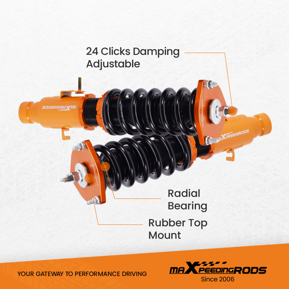 Adj. Damper Coilover Kits Compatible for Infiniti M35x 06-10 AWD for M45x/G35x/G37x lowering kit
