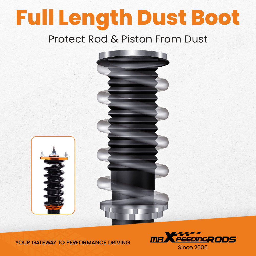 Adj. Damper Coilover Kits Compatible for Infiniti M35x 06-10 AWD for M45x/G35x/G37x lowering kit