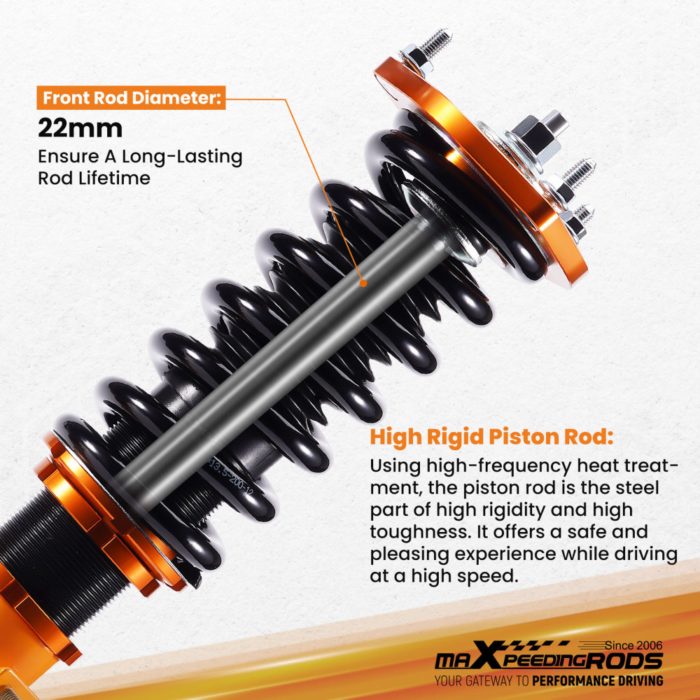 Adjustable Height Coilover Kits Compatible for Inifinit G35x 03-08 AWD for Inifinit M35x/M45x/G37x  lowering kit