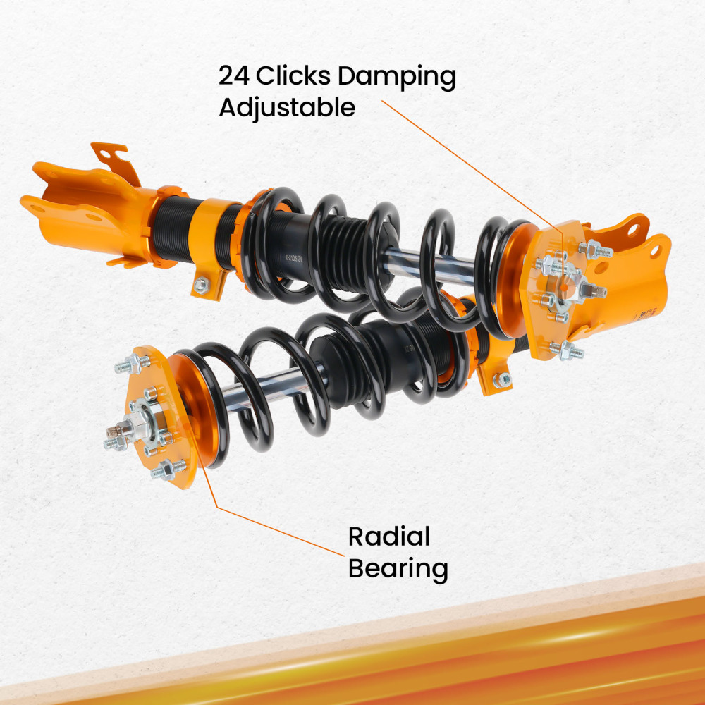 Coilovers compatible for Mazda 2 2010-2014 DE/DH Hatchback Saloon 4pcs Struts