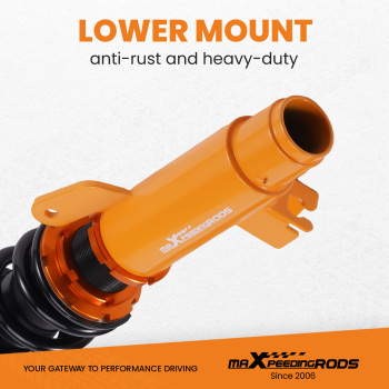 Kit Assetto a Ghiera Ammortizzatori compatibile per Mazda 3 BK BL 2004-2013 & Mazdaspeed 3